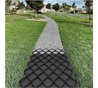 Système de pavé pour allées et allées - Grille pénétrante profonde avec stabilisateur ventilé pour terrasses, bases d'abri de jardin et plus encore - Plusieurs options de longueur disponibles