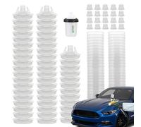 Système de peinture Gobelet dur - Set de tasses de mesure de peinture automobile, pistolet de pulvérisation outils de peinture compatibles | Un ensemble d'outils professionnel qui pour les lieux de