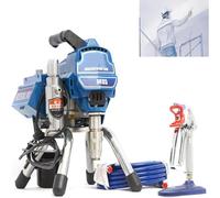 Système de Peinture par Pulvérisation,Pulvérisateur de Peinture airless Professionnel,Pistolet à Peintures Électrique Débit,Haute Pression Machin pour Meubles Volets Treillis Cadres