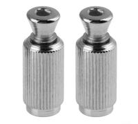 Système de pivot à 2 points pour guitare électrique, trémolo pour matériel de chevalet M6, vis interne 10 mm, manchon extérieur en métal (chromé)
