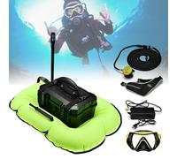 Système De Plongée, Respirateur De Fond Gonflable, Détendeur, Appareil De Plongée Amovible, Profondeur Maximale De 10/15 Mètres, pour La Plongée Loisir Et La Pêche,Green-D400