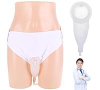 Système de poche drainage urinaire 1000 ml, portable unisexe, dispositif d'incontinence for patients alités, voyage, réglable(Male)