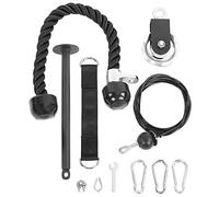 Système de poulie d'ascenseur Kit d'entraînement de force à faire soi-même avec stylo de chargement Aluminium Aluminium Aluminium Fer Plastique Nylon pour entraînement de gymnastique à domicile