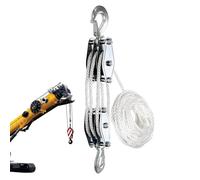 Système de poulie de levage, palan à câble | Poulie multifonctionnelle robuste, poulie robuste, système de poulie multifonction avec résistance à la rupture de 999 kg pour une sécurité optimale