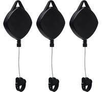 Système De Poulie De Plafond Rétractable Pour H-Tc V-Ive/V-Ive Pro/Oculus Rift/Rift S/Link Pour Oculus Quest/Quest 2/Valve Index Vr Accessoires (Noir-3 Pièces)[Z660]