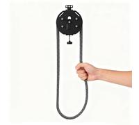 Système de poulie de poids à câble, corde d'entraînement sans fin pour salle de sport à domicile, idéal pour les entraînements de traction et de biceps, entraînement de force des avant-bras et des