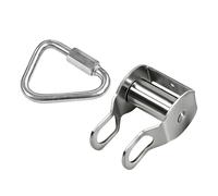 Système de poulie,Roue en Acier Inoxydable Haute Résistance avec Corde - Kit de poulie pour Salle de Sport Maison,pour Chasse, Garage, Plafond, Camping, vélo, Charge, Seau, Panier