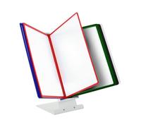 Système De Présentoir De Table - Pour Documents En Format Paysage Ou Portrait, Idéal Pour L'organisation, La Consultation Et La Présentation, Étui De Rangement