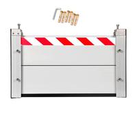 SystèMe de PréVention Des Inondations 493x100cm Barrières, Protection Contre Les Inondations, Protection Anti Inondation Porte, BarrièRe Anti-Inondation Pour Porte de Garage