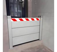 Système de Prévention Des Inondations Batardeau Anti Inondation Porte de Garage Système de Protection Anti-inondation pour La Maison Barriere Anti Inondation Porte(2.45m/8.04 ft,H 60cm/23.62 inch)