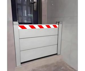 Système de Prévention Des Inondations Batardeau Anti Inondation Porte de Garage Système de Protection Anti-inondation pour La Maison Barriere Anti Inondation Porte(2.45m/8.04 ft,H 60cm/23.62 inch)