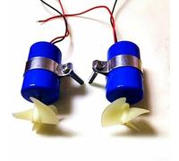 Système de propulseur de bateau à jet RC 7,4 V avec moteurs 16800 tr/min, hélice CW et direction vectorielle à double moteur pour une maniabilité précise