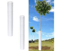 Système de protection contre l'écorce d'arbre utilisant des tubes en polypropylène moulés pour réduire l'intervention manuelle et soutenir le développement autonome des plantes (A)