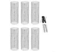 Système de protection pour tronc de plantes avec crochets de sol pour protéger contre les équipements de pelouse et les interférences animales (A)