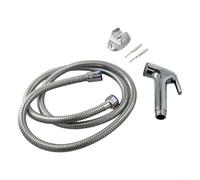 Système de pulvérisation 3 en 1 pour toilettes combinant fonction pommeau de douche, tuyau d'arrosage et support de bidet pour une utilisation polyvalente
