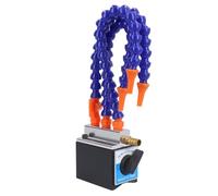 Système de Pulvérisation de Lubrifiant Brumisateur, Base Magnétique, Entrée G1 / 4 Sortie G1 / 2, 3 Trous - Fixation Stable, Réglage Flexible, Pour Fraisage et Gravure