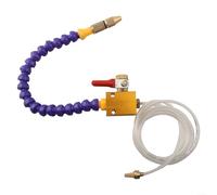 Système de pulvérisation de lubrification de liquide de refroidissement pour perceuse CNC - Débit d'air réglable avec buse flexible col de cygne tuyau de 8 mm