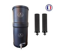 Système de purification d’eau par gravité avec filtres charbon actif - 18 L