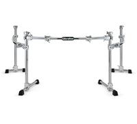 Système de rack Gibraltar - Chrome Series II 3-Side Drum Rack GDR300C-CHR - 1 barre courbée de 40« / 2 barres courbées de 36 » - 4 barres de rack de 30" avec adaptateur pour bras de cymbale