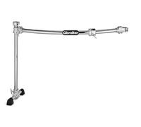 Système de rack Gibraltar - Extension de rack pour batterie Chrome Series II GDR050C-CHR - 1 barre de rack courbée de 40« - 1 pied de 30 » avec adaptateur pour cymbale - Pied de 12"