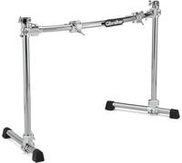 Système de rack Gibraltar - Série Chrome II courbée GDR100C-CHR - 1 barre de rack courbée de 40« - 2 barres de rack de 30 » avec adaptateur pour cymbale - 2 pieds de 20"