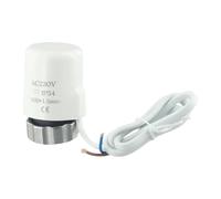 Système de radiateur de chauffage au sol, 1 pièce, contrôleur de température et de débit d'eau, économie d'énergie, vanne d'actionneur thermique électrique AC230V(Normally Closed)