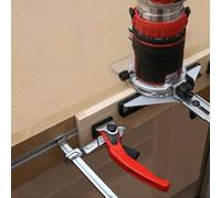 Système de rail à onglets en T en aluminium pour accessoires de table de routeur, rail de gabarit de travail du bois, rail de table de scie à ruban, rail de rail en T pour table d'atelier et