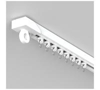 Système de rail autocollant pour plafond, sans perçage, barre de glissement avec guide de crochet pour lits mezzanines et cloisons de séparation de 2,4 m