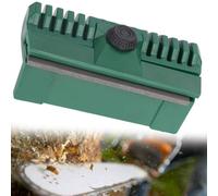 Système de rail de guidage pour tronçonneuse et adaptateur de voie de scie circulaire, gabarit de limage de barre de chaîne pour pas de 0,325 et 3/8, outil d'ébavurage en métal avec alignement pour un