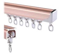 Système de rail de plafond - Séparateur d'espace simple pour camping-car et utilisation domestique avec supports de montage Ele Design pour espaces polyvalents