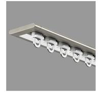 Système de rail de plafond ultra fin en aluminium de 1,5 m pour cloisons de séparation, finition champagne, parfait pour la décoration de la maison et l'optimisation de l'espace