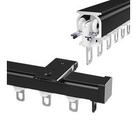 Système de rail de rideau de plafond en aluminium Robusto Binario pour une utilisation extérieure et intérieure Disponible en 100 à 500 cm Installation facile pour et séparateurs de pièce et