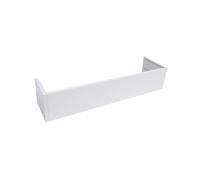 Système de rail de rideau de plafond personnalisable en alliage d'aluminium pour rideaux blancs 160 cm Idéal pour les campeurs et les chambres à coucher avec vis incluses