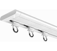Système de rail de rideau de plafond robuste - Rail de séparation de pièce facile à installer pour une plus grande intimité - Solution simple de tringle à rideaux montée au plafond