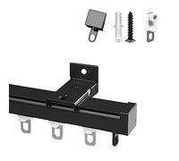 Système de rail de rideau réglable en aluminium de 50 à 600 cm, rideaux de séparation muraux, solutions faciles de montage au plafond pour le salon, guide de rideau pour traitement de fenêtre