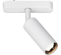 Système De Rail Luxtrail Led Tracklight,Blanc Chaud,Orientable,Accessoires,Tracklight,Led Spot,Spot De Plafond,Projecteur,Plafonnier,Plafonnier,130x40x155mm (Lxdxh),Blanc