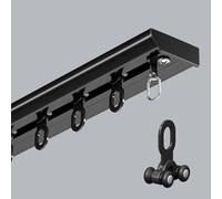 Système de rail réglable monté au plafond - Séparateur de pièce facile à installer pour l'intimité, idéal pour la maison et le bureau, améliore votre environnement de vie et de travail