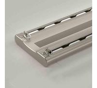 Système de Rails de Plafond à Double Voie Robuste - Double Rail Coulissant en Douceur, adapté aux Maisons et aux Bureaux, Facile à Installer, conçu pour Un Montage Invisible.