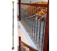 Système de rampe d'escalier horizontal moderne en métal, installation facile à monter soi-même pour escaliers intérieurs, balustres et rampes