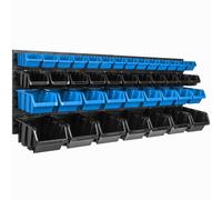 Système de rangement étagère Murale Boîtes empilables Bleu 10 Tailles XXL
