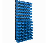 Système de rangement étagère Murale Boîtes empilables Bleu 10 Tailles XXL