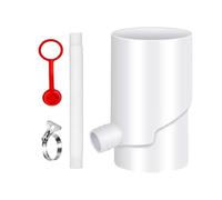Système de récupération d'eau de pluie - Kit de anti-pluie, résistant aux intempéries, système de captage de pluie, recueille l'eau de pluie de gouttière, pour le nettoyage de l'arrosage du