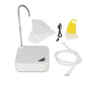 Système de recyclage de résine électrique avec filtre en acier inoxydable, tube en silicone de 1 m et 5 papiers filtrants, outil de récupération alimenté par USB pour résine d'impression 3D (16 x 16 x