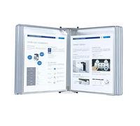 Système de référence de bureau petit, pour un usage quotidien, unité d'exposition de bureau durable, 20 panneaux double face, plusieurs couleurs disponibles, peut contenir du papier A4 (2130 cm