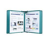 Système de référence de bureau petit, pour un usage quotidien, unité d'exposition de bureau durable, 20 panneaux double face, plusieurs couleurs disponibles, peut contenir du papier A4 (2130 cm