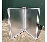 Système de référence de bureau, petite unité d'affichage de bureau durable et durable, 5 panneaux double face, supports d'exposition de catalogue conçus pour afficher des documents au format A4