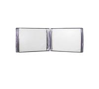 Système de référence mural magnétique Durable, organisateur 5 poches, présentoir catalogue for le bureau et la maison, dossiers métalliques, Mode paysage(Black)