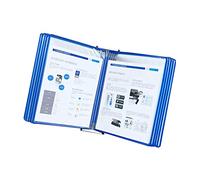 Système de référence mural, système de référence mural, système de tableau d'affichage mural à 10 panneaux, pupitre mural au format A4, organisateur de documents, consultation et présentation(Blue)