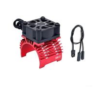 Système de refroidissement de moteur sans balais à double ventilateur pour voitures télécommandées à l'échelle 1/12 1/10 1/8 1/5 avec support pour moteurs de 28 mm, 29 mm, 36 mm, 380 390 540 550
