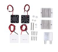 Système de refroidissement de réfrigération thermoélectrique, kit de bricolage de refroidisseur de réfrigération à semi-conducteurs, refroidissement rapide avec grand bloc de